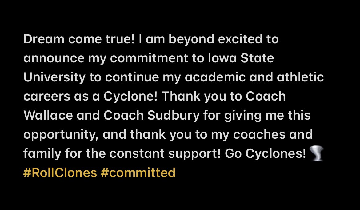 Go Cyclones‼️🌪