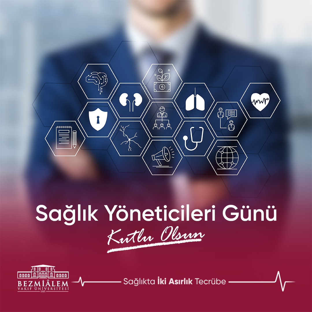 bezmialem's tweet photo. Tüm yerleşke ve hastanelerimizde görev alan sağlık yöneticilerimiz başta olmak üzere sağlık hizmetinin düzenlenmesinde, geliştirilmesinde, ulaştırılmasında ve yönetilmesinde aktif rol alan tüm sağlık yöneticilerinin #18AralıkDünyaSağlıkYöneticileriGünü kutlu olsun. https://t.co/ECIZm84324