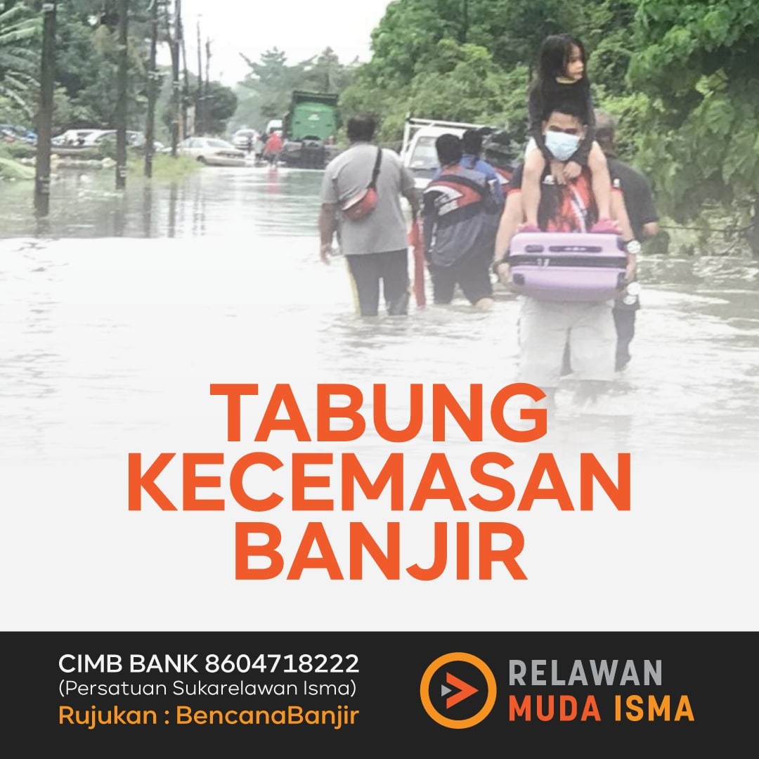 isma_pemuda's tweet photo. 𝗧𝗔𝗕𝗨𝗡𝗚 𝗞𝗘𝗖𝗘𝗠𝗔𝗦𝗔𝗡 𝗕𝗘𝗡𝗖𝗔𝗡𝗔 𝗕𝗔𝗡𝗝𝗜𝗥 
Bencana banjir melanda banyak negeri di Malaysia sekarang ini.
Antara yang teruk terjejas kali ini ialah di Selangor. https://t.co/3O2SoTEOSe