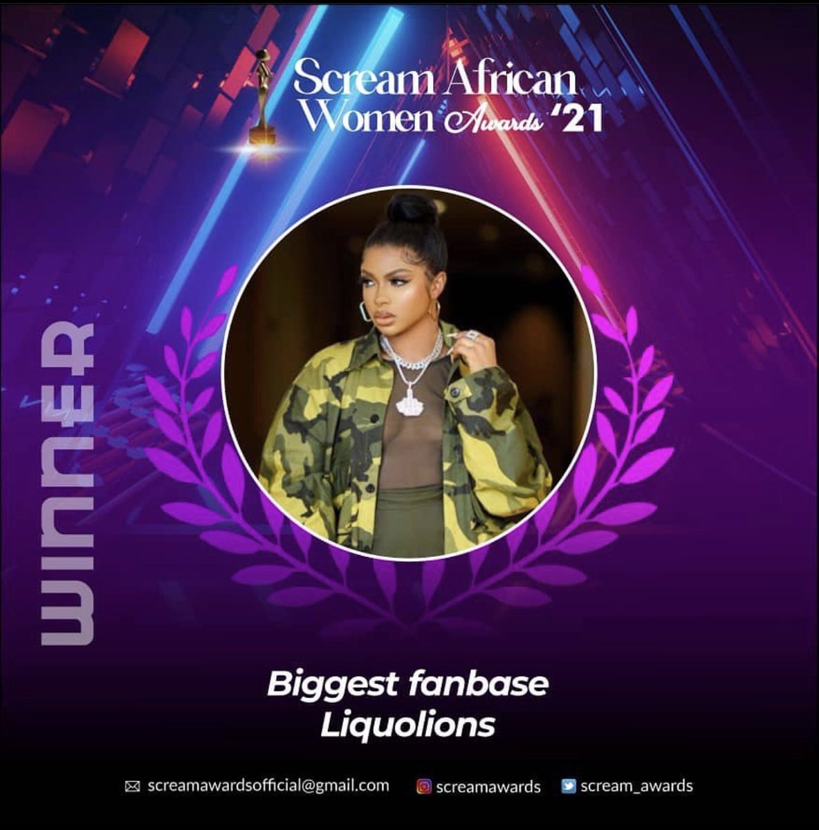 LiquoroseAfije_'s tweet photo. Thank you to everyone that voted  , this is big , God bless y’all  #liquorose #screamawards https://t.co/Ktr8yTOQVF