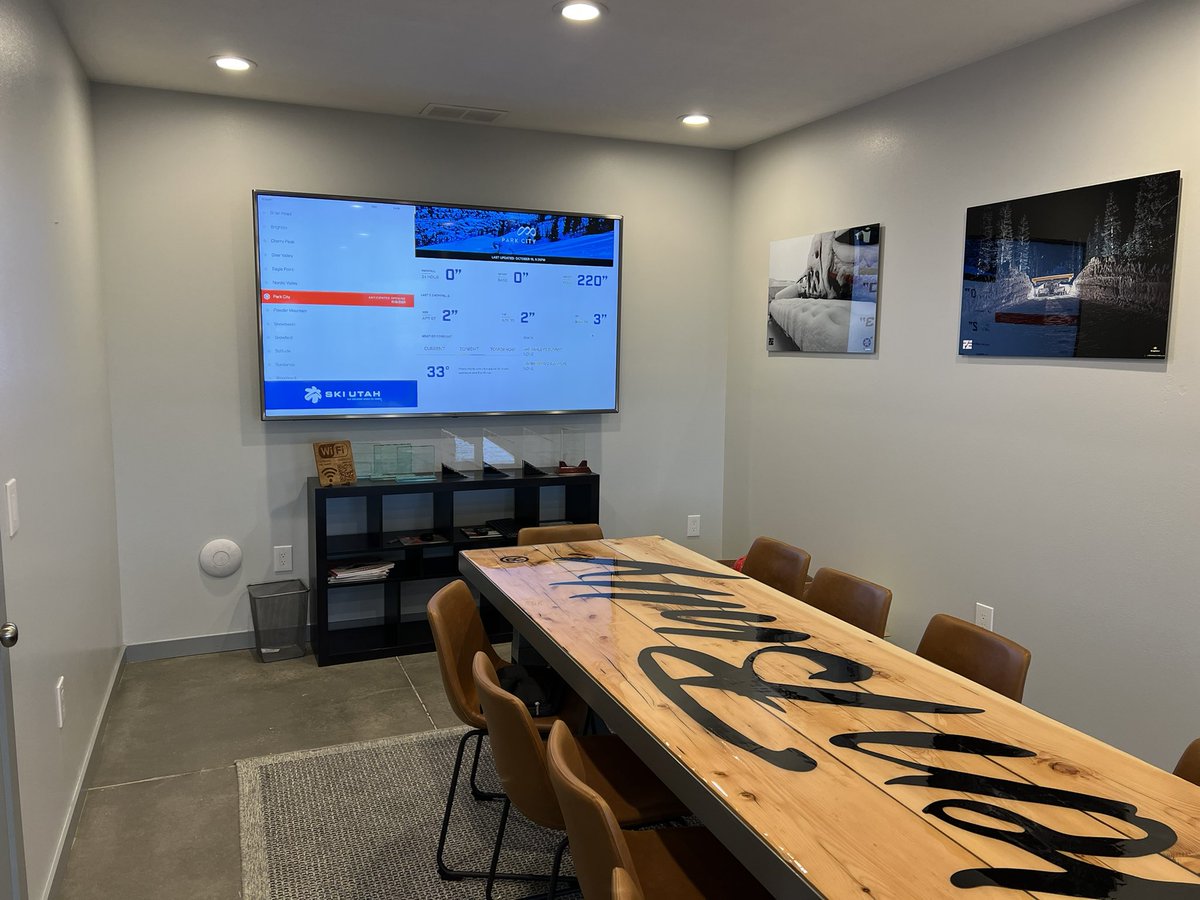 jgrewe's tweet photo. @WasatchSnow @WasatchSnow haters gonna hate.   Have you guys considered building a kiosk page like the ski Utah app?   This plays in our lobby.  Would love to use open snow for our customers outside of Utah. https://t.co/BT3TxN3wiV