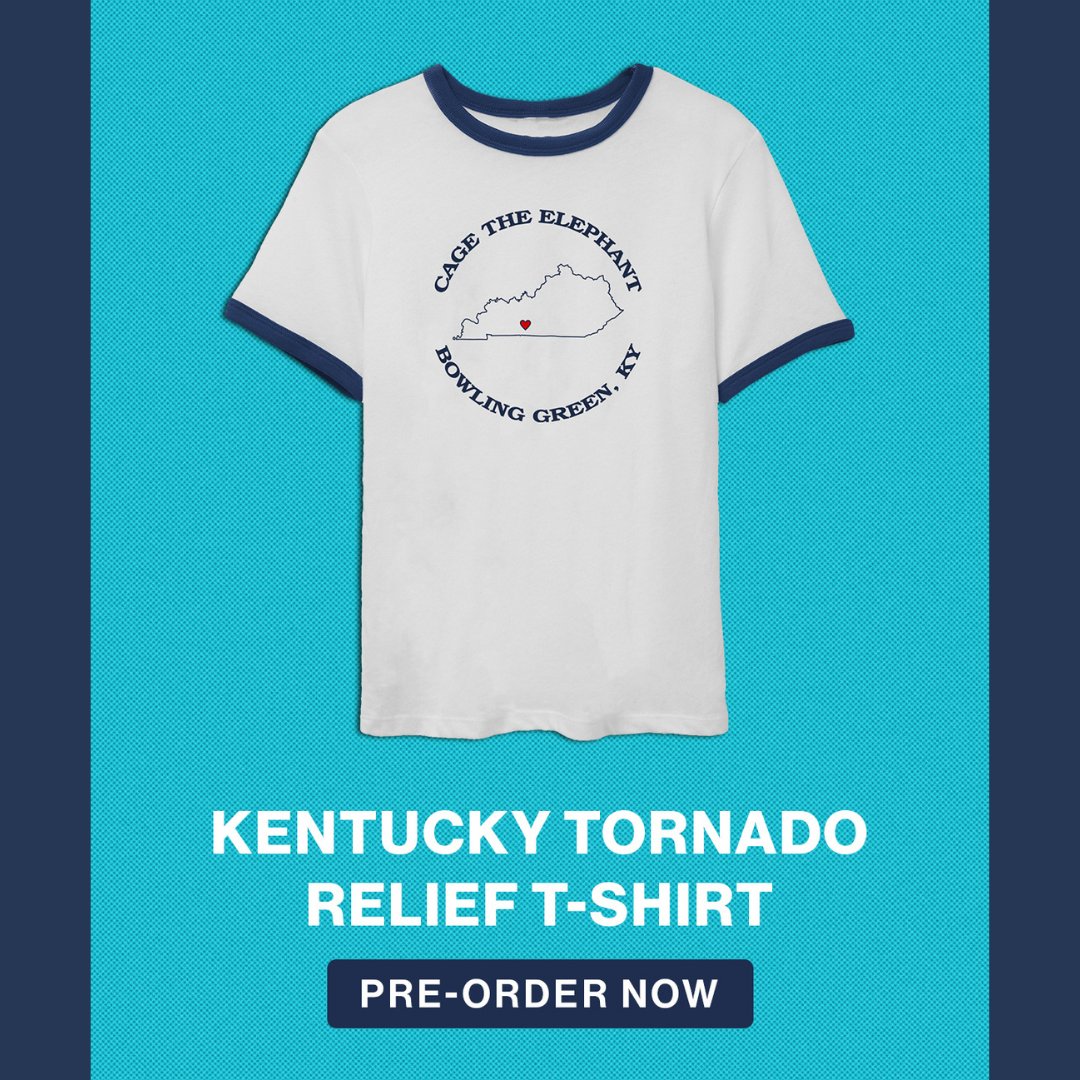 While there are many ways to support KY, here are 2 of our favs. Benefitting Team Western Kentucky Tornado Relief Fund to support Western KY families from our friends <a href="/CageTheElephant/">Cage The Elephant</a> &amp; <a href="/BasementEast/">The Basement East</a>/<a href="/TheBasementNash/">The Basement</a>
Cage: ow.ly/b0xW50HeGNR
Basement: ow.ly/Bx9s50HeGNS