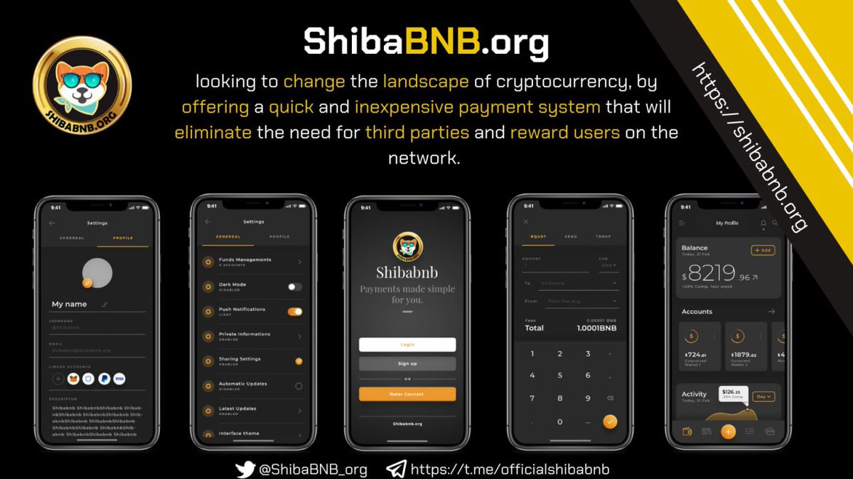 Sneak Peak at our Proof Of Concept for the Shibabnb payment system. Nothing is set in stone, but either way let’s go!!!!! <a href="/elonmusk/">Elon Musk</a> <a href="/HarmonizedApp/">Harmonized App</a> <a href="/cz_binance/">CZ 🔶 BNB</a> <a href="/usemate_/">Mate</a> <a href="/bscgems_news/">BSC Gems | BNB Chain Gems | #BSC</a> <a href="/bsc_daily/">BSCDaily</a>
