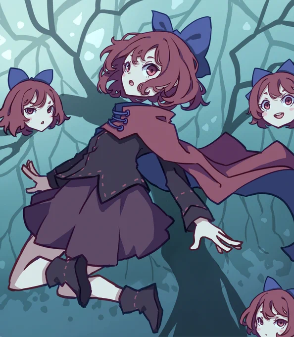 #深夜の真剣お絵描き60分一本勝負 
フリー 赤蛮奇 