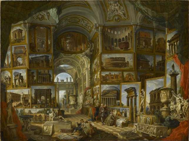 Lady_Ailec's tweet photo. Si os presento esta obra, probablemente la mayoría sólo veréis una magnífica pintura de Giovanni Paolo Panini.
Yo, sin embargo, voy más allá y capto diversas posibilidades para trabajarla en un aula. Os explico: https://t.co/gDhyTEAT63