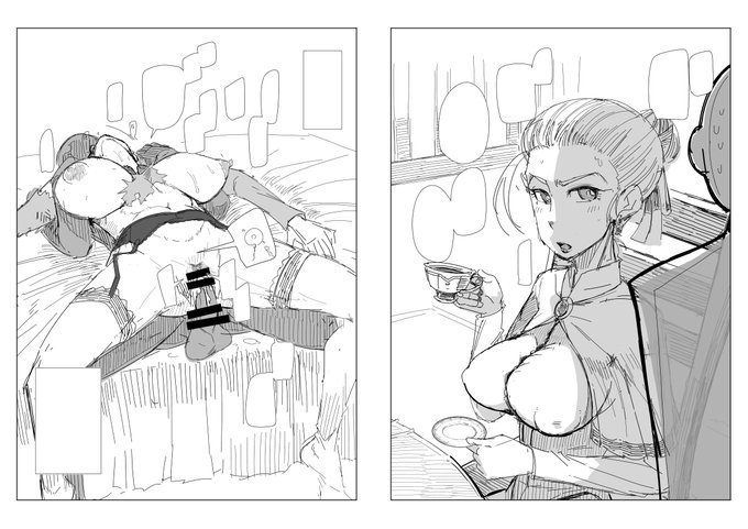 (R-18)C99コピー本進捗～
まぁこんな感じなノリの絵をつらつらと 