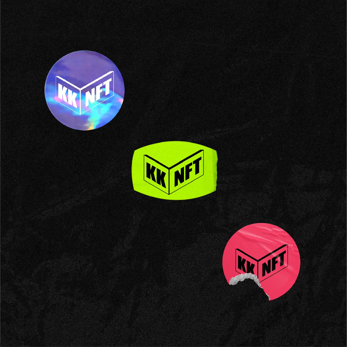 Here comes the KKNFT logo 🤩 - inspired by metaverse, three-dimensional, fashion &amp; future

Really nice design from <a href="/cooocoocoart/">U-U</a> 😍