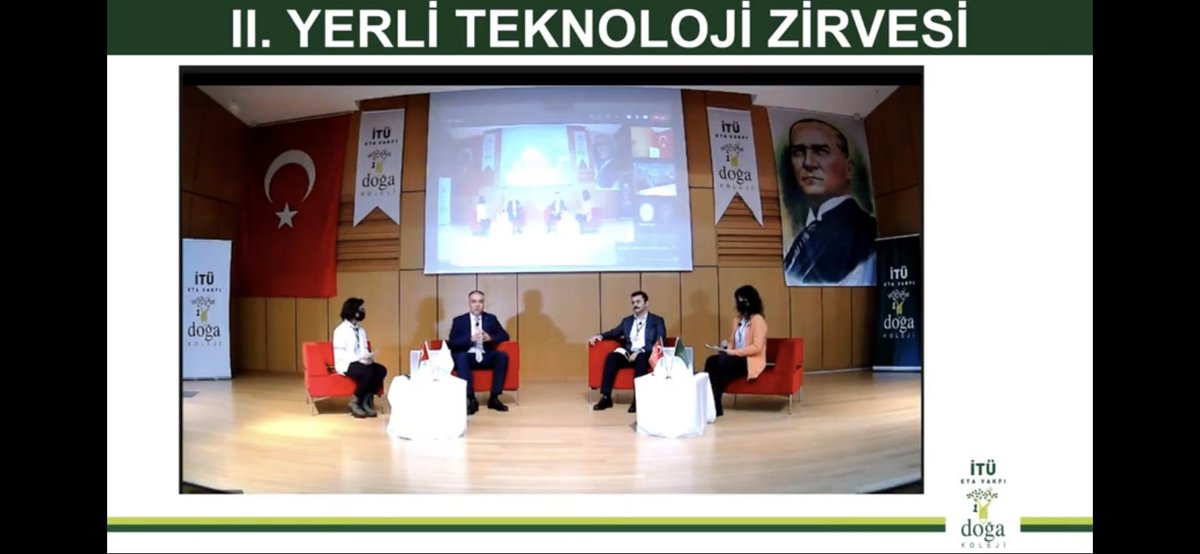 #DoğadaYerliTeknolojiZirvesi İTÜ ETA Vakfı Doğa Koleji tarafından gerçekleştirilen Türkiye’nin 2. Yerli Teknoloji Zirvesi,hibrit olarak gerçekleştirildi. <a href="/DogaOkullari/">Doğa Koleji</a> <a href="/alideniz_itu/">Prof. Dr. Ali Deniz</a> <a href="/serozeren/">Serhat Özeren</a> <a href="/EnisEryaman/">Enis Eryaman</a> <a href="/hakaninanir/">Hakan İnanır</a> <a href="/ozgurkapann/">Özgür Kapan</a>  <a href="/ErsinGuctekin/">Ersin Güçtekin</a>