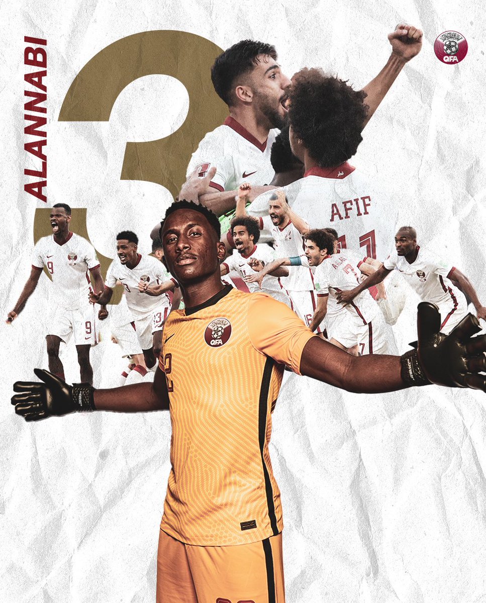QFA_EN's tweet photo. We are proud of you heroes 💪
Bronze medalists! 🇶🇦🥉
#FIFArabCup
#ForQatar #AlAnnabi https://t.co/kF8Ptg7VCO