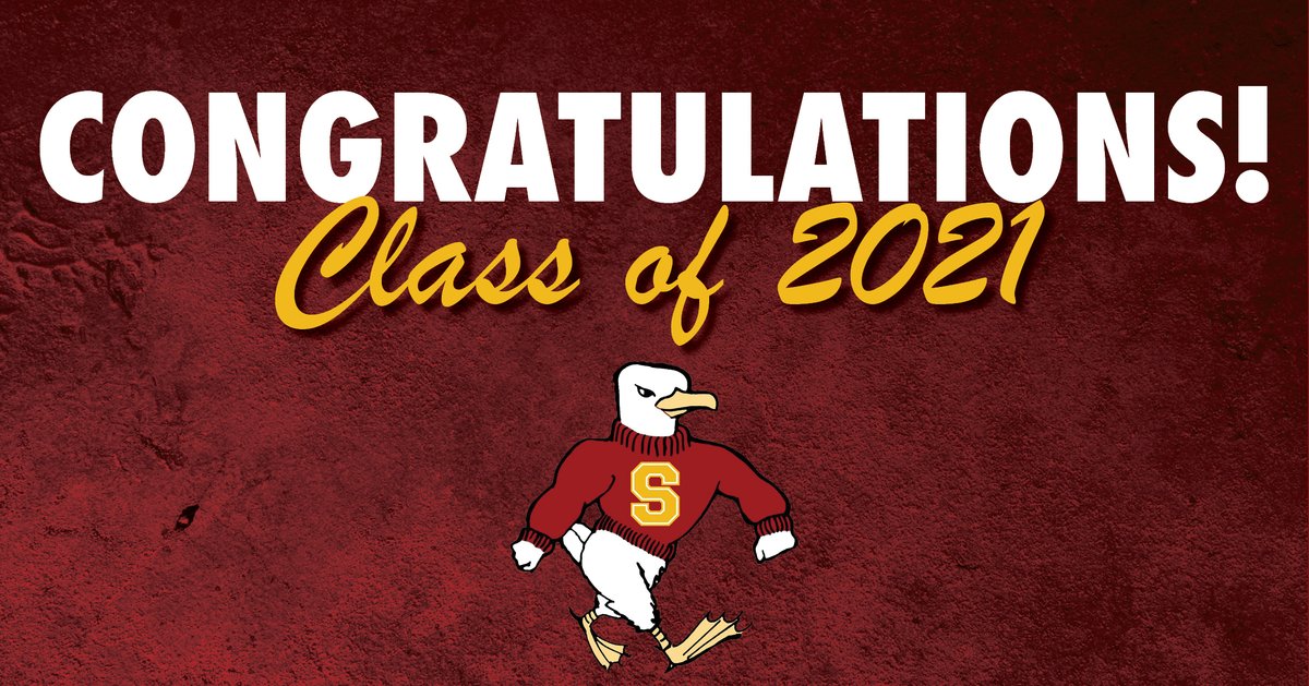 SUSeaGulls's tweet photo. Congratulations to the winter graduates of the #SUClassof2021

#GoGulls | #AlwaysASeaGull https://t.co/9cJLS8v3AU