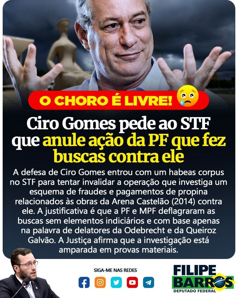 ademaraguiar_of's tweet photo. OPERAÇÃO MÃOS SUJAS" A CASA CAIU CIRO CACHACEIRO"
#PorUm #BrasilLivre https://t.co/bqiUg8NojL