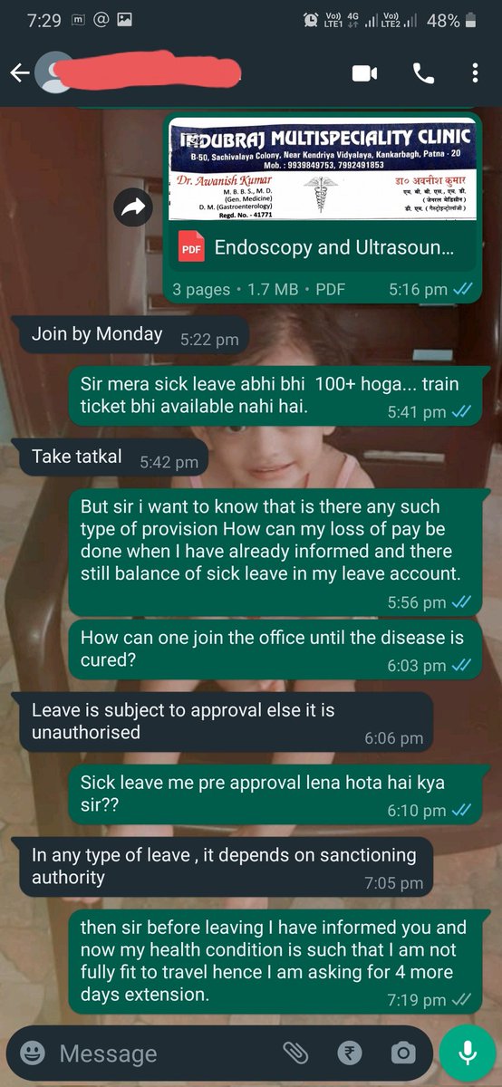 AshishKrVivek's tweet photo. My personal issue:
I want to know that is there any such type of provision... How can my loss of pay be done when I have already informed and there still balance of sick leave in my leave account.
@alashshukla @idesibanda @iSourabhMishra https://t.co/rh7OGWtWHi