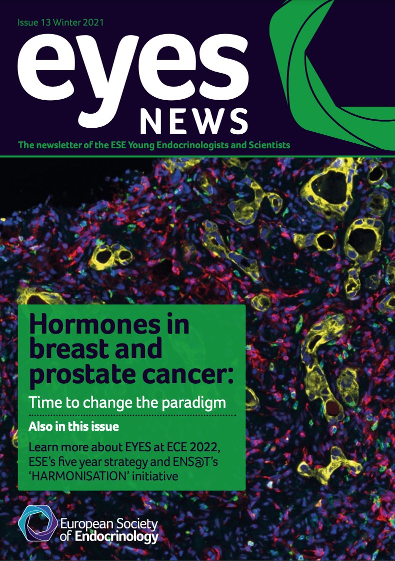 EYES (@eyescientists) on Twitter photo Winter issue #EYESNewsletter 🚨
Hormones in breast and prostate cancer‼️
+Meet <a href="/PC_Dempsey/">Paddy Dempsey</a>
+ESE’s 5-year strategy
+EJE CoMICs
+ENS@T’s “HARMONISATION” initiative
+EYES at ECE2022
+Welcome to the 9th EYES Congress
+And more!
bit.ly/3F8SOKd
<a href="/ESEndocrinology/">European Society of Endocrinology (ESE)</a> <a href="/EsePresident/">ESE_President</a> Winter issue #EYESNewsletter 🚨
Hormones in breast and prostate cancer‼️
+Meet <a href="/PC_Dempsey/">Paddy Dempsey</a>
+ESE’s 5-year strategy
+EJE CoMICs
+ENS@T’s “HARMONISATION” initiative
+EYES at ECE2022
+Welcome to the 9th EYES Congress
+And more!
bit.ly/3F8SOKd
<a href="/ESEndocrinology/">European Society of Endocrinology (ESE)</a> <a href="/EsePresident/">ESE_President</a>