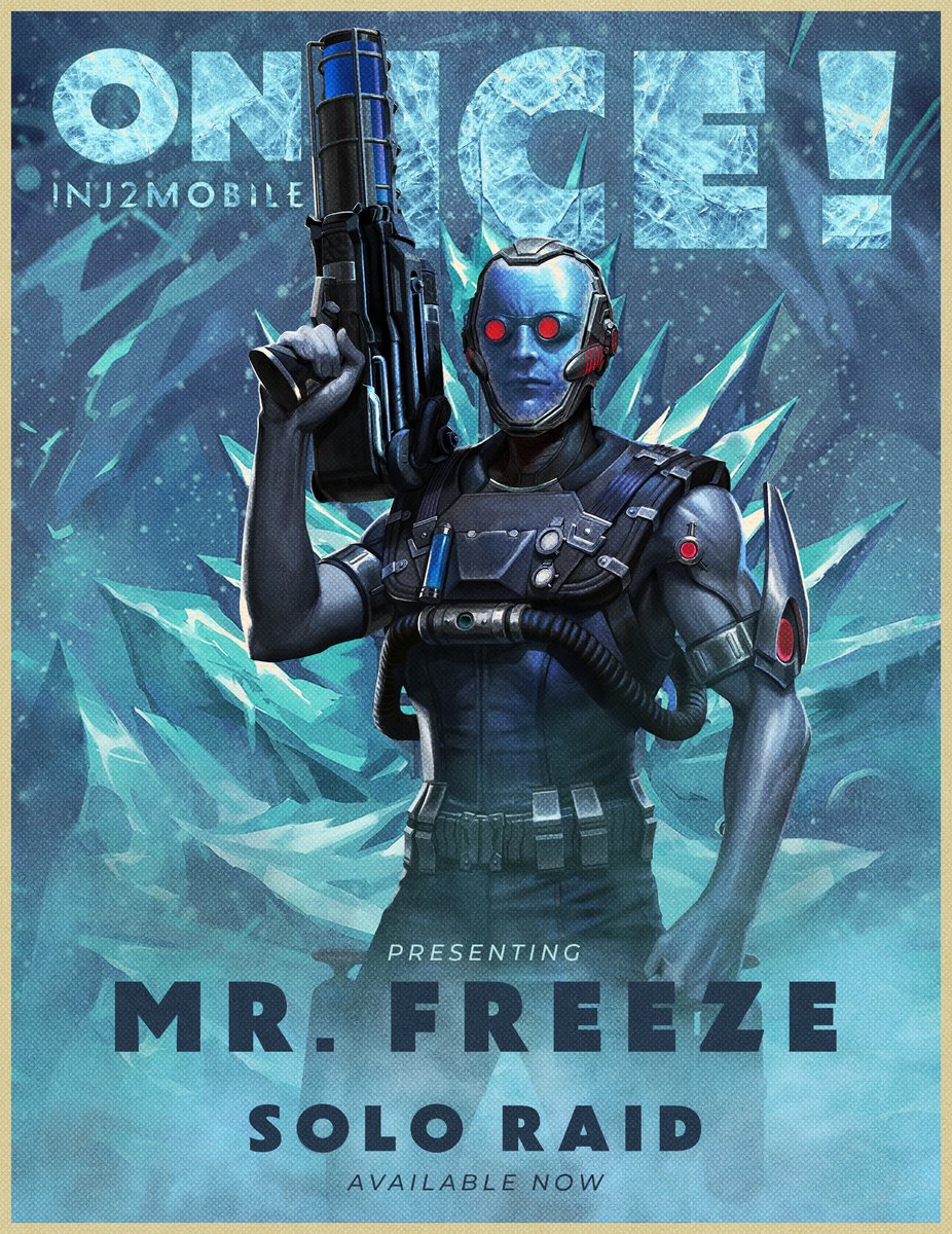 Your help is needed to save Gotham from #MrFreeze! His reckless plan is putting the city and everyone in it at risk. Take on his army of cyro bosses now in the latest Solo Raid Event: On Ice! #INJ2mobile