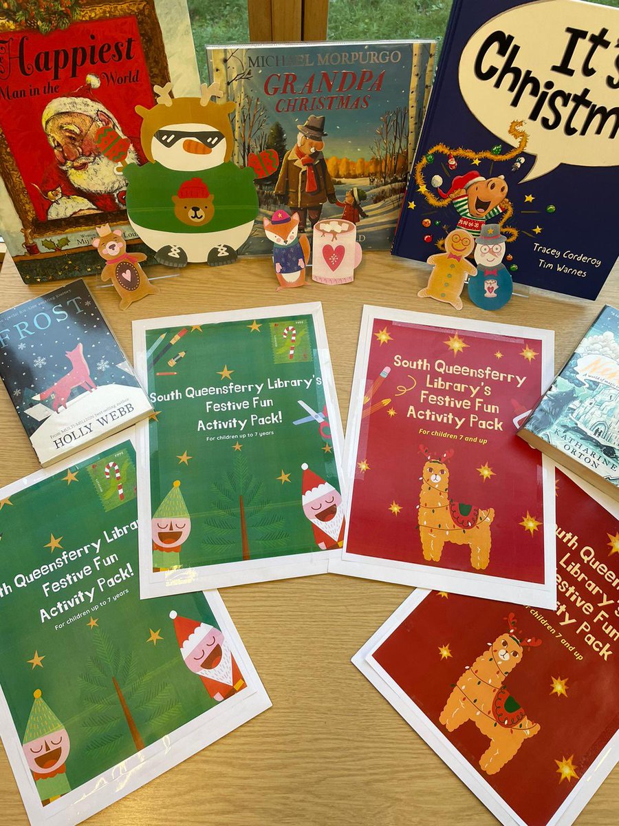 SQLibrary01's tweet photo. We’ve got activity craft packs for up to age 7 and also 7+ to take home from the library. A gift from us to you and a way of saying thanks for your continuing support. Stay safe everyone and have a lovely Festive time. From all the library team. https://t.co/80sLyctxxw