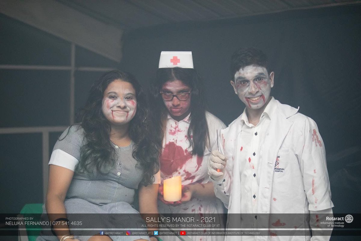 IITRotaract's tweet photo. A warm thank you to everyone who made this Halloween party a grand success with their presence and added sparks to it!

Feast your eyes on the most horrifying experiences of Sally's Manor 2021. Check out the full album on our Facebook page.✨

#Rotaract #Rotaract3220
#RACIT https://t.co/RHHTKHetZK