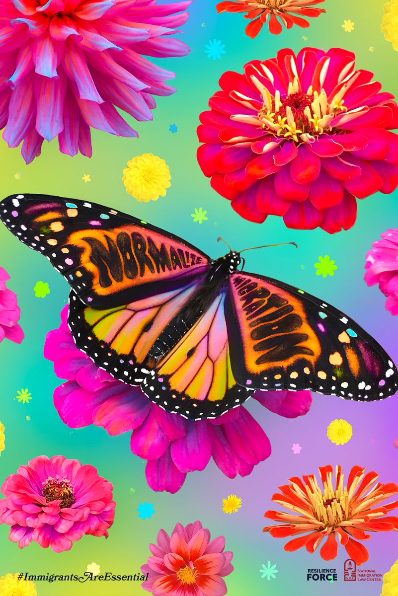 NILC's tweet photo. We all deserve the freedom to thrive, to move, pursue our dreams, engage in fulfilling work, and live with joy and dignity.

Normalize migration.

🎨 by @ramzymasri

#ImmigrantsAreEssential #InternationalMigrantsDay #MigrantsDay https://t.co/NBifZ3v3eh