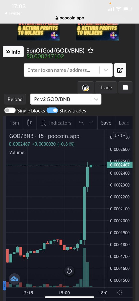 🚨Son Of God🚨

🚀That fat marketing wallet is in full effect! 

🚀Marketing is kicking in and we are straight pumpin’ again!

TG: t.me/sonofgodtoken

YT Video: youtu.be/StzzkvpYW_E

 #Crypto #Memecoin #cryptocurrency #money #financial  #BSC