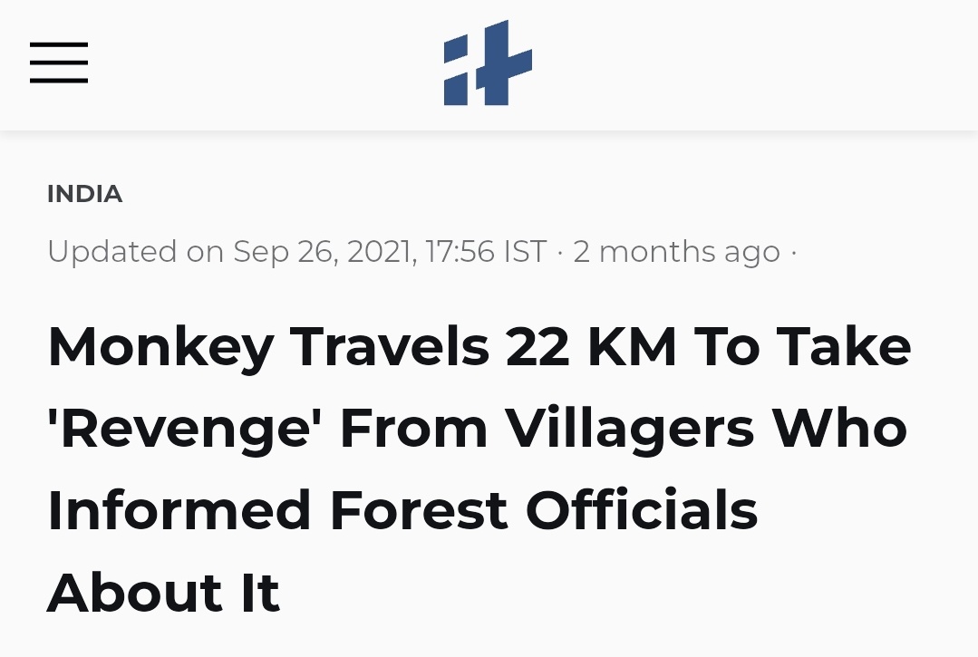 <a href="/ANI/">ANI</a> Hoomans have done a big mistake by picking up a side in a fight that didn't involve them. The monke never forgets. They'll be back. This time hoomans will face the wrath, not doge.