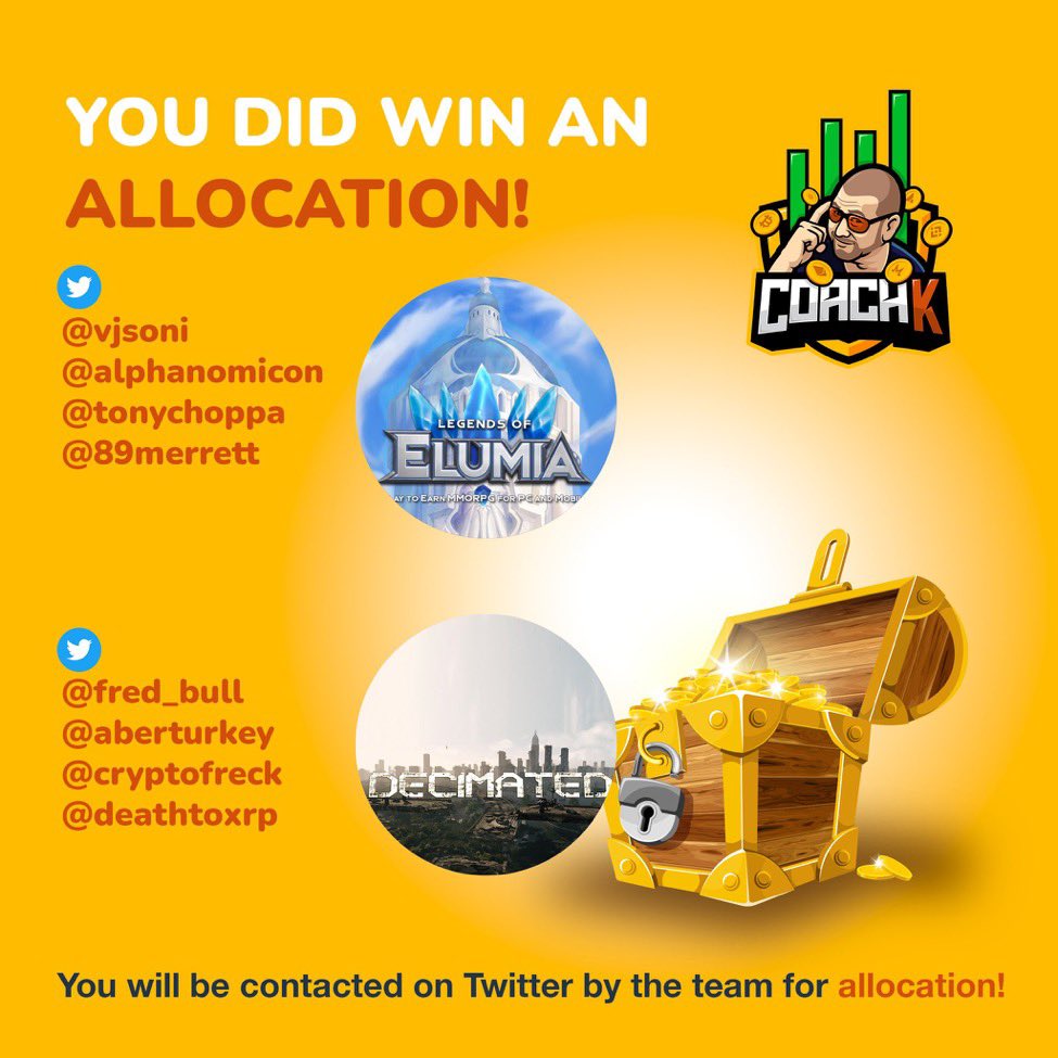 Coachkcrypto's tweet photo. Congratulations guys!

Coach Santa K has left you a gift under the tree that you can open early!!

There is more where this came!!

@VJsoni @alphanomicon @tonychoppa @89Merrett
@FRED_BULLL @aberturkey @CryptoFreck @deathtoxrp https://t.co/qwLUHOnaQX