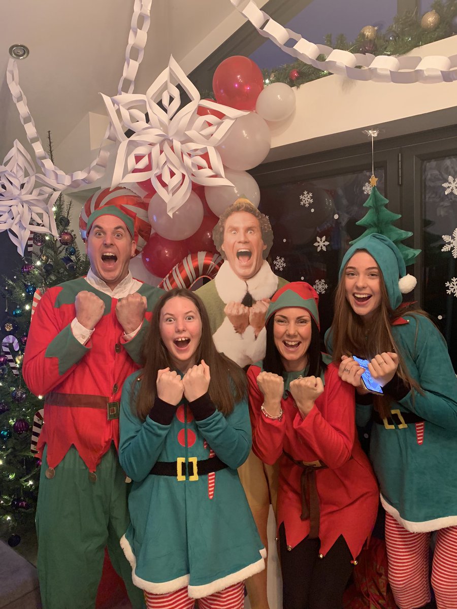Helen5689Leach's tweet photo. @OfficialWilllF elf theme Christmas party 🤪 https://t.co/PAyO3rYVhP