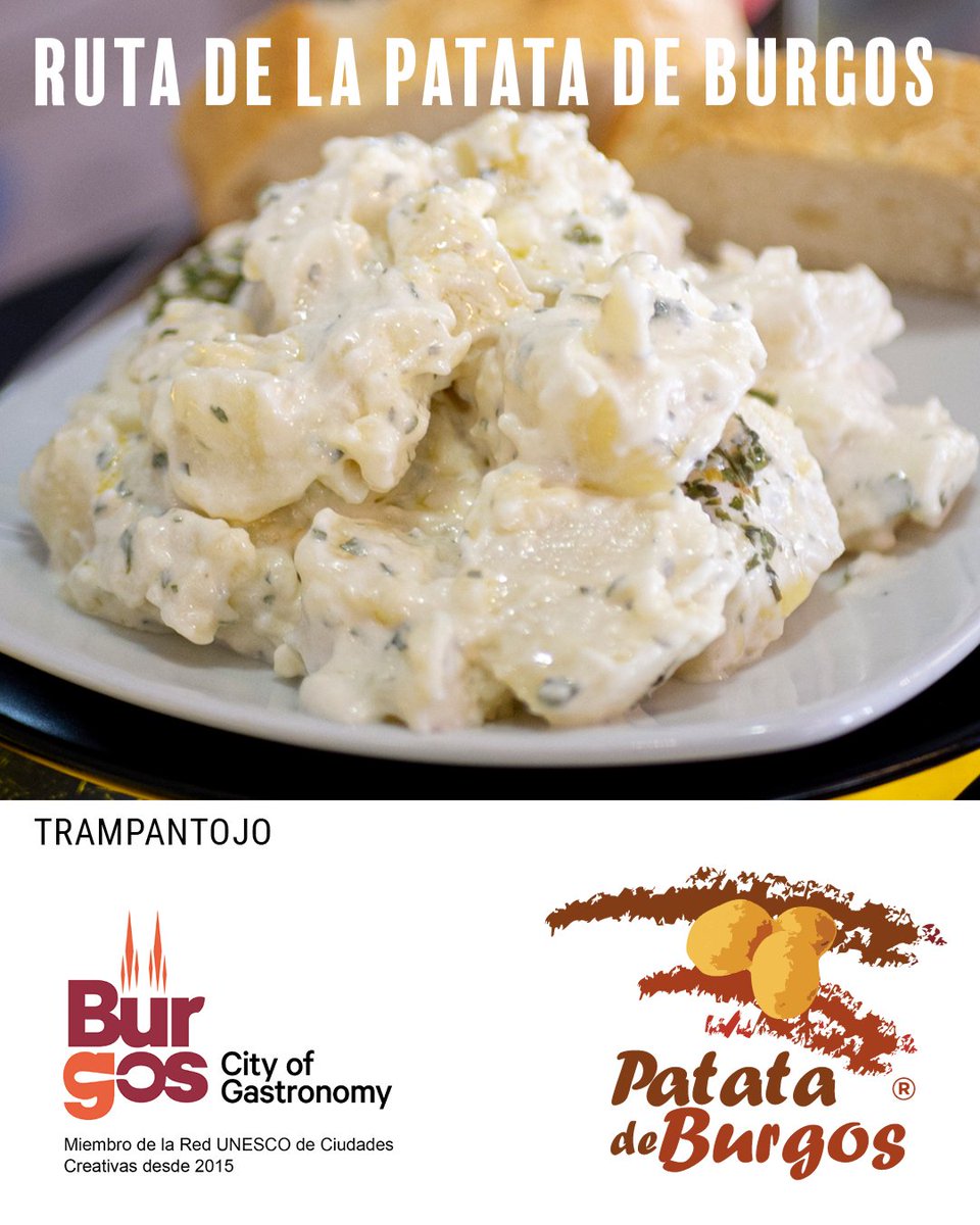 patatadeburgos's tweet photo. @TrampantojoB #vivalapepa #sanlesmes y #barlondon también están en #rutapatatadeburgos con @gastro_burgos https://t.co/iJcSwIAyUZ