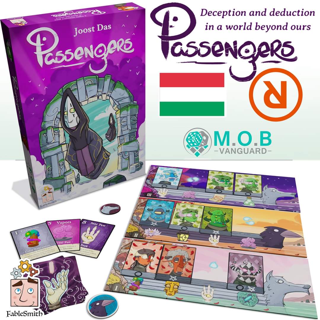 MOBVanguard1's tweet photo. We are thrilled to announce that our friends from @reflexshop are the Hungarian publisher of Passengers by @FableSmith !
#licensing #mobvanguard #boardgames #bgg #reflexshop #fablesmith #kickstarter https://t.co/awLvlCejTD