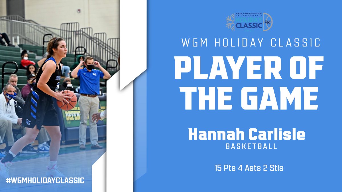 You Lady Knights start the #wgmholidayclassic off with a win. <a href="/_hannahcarlisle/">hannah carlisle</a> was named the player of the game for her performance. Catch all the action on <a href="/PrepSpin/">PrepSpin</a>! <a href="/wgmortho/">White, Greer & Maggard Orthodontics</a>