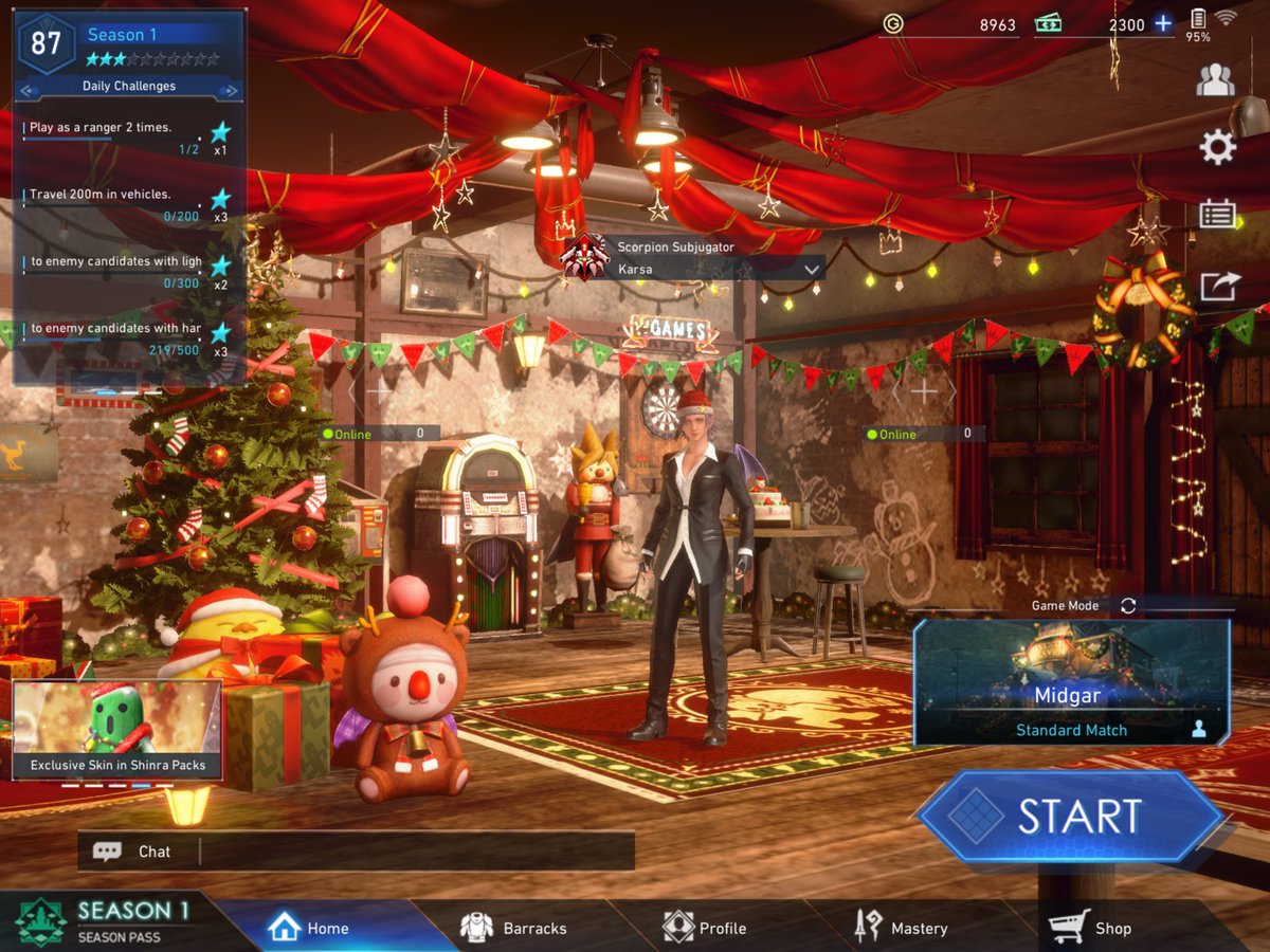 KarsaFox's tweet photo. All holiday items acquired‼️ FOR SHINRA‼️
#FF7FS #TheFirstSoldier #FF7バトロワ
#FF7FBestShot #TraininginMidgar #SightseeinginMidgar https://t.co/rhCwgWV8c2