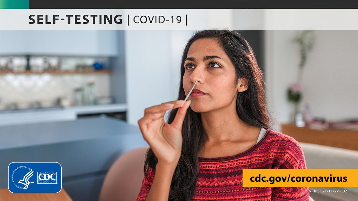 Gathering with friends and family? Consider using #COVID19 self-tests to help protect those you care about. View videos about how to self-test and learn more: bit.ly/2XuuySb. #TestToProtect