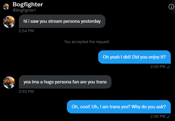 th4tg11tchb1tch's tweet photo. Why? What did I do to deserve this... not only did they dm on twitter but got into my discord and kept going after I blocked them... https://t.co/zpwxBdtyrw
