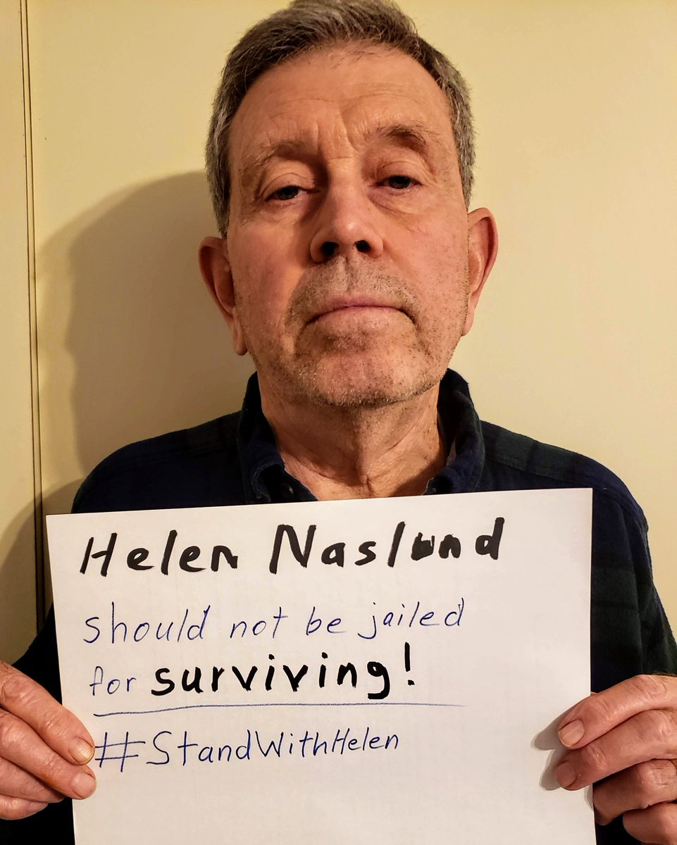 mlinto's tweet photo. #standwithhelen This grandmother of 8 should not have received an 18 year sentence for living in fear all of her married life. https://t.co/exskFSJ7C4 https://t.co/rmXLX4WQFN