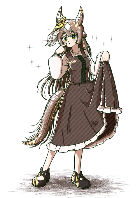 高級感とサトちゃん

#サトノダイヤモンド  #ウマ娘 
#おえかきガチイラスト  #イラスト 
