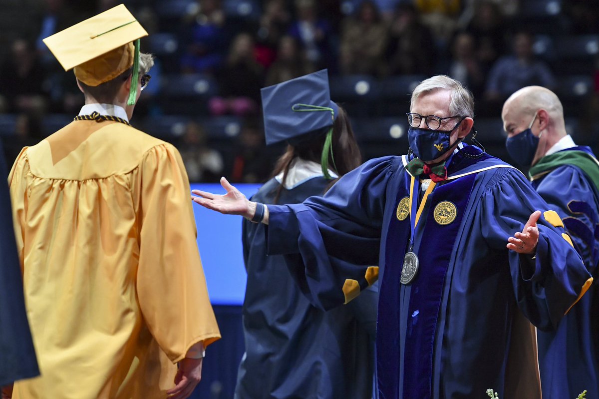 gordongee's tweet photo. West Virginia University graduates have the grit and determination to make our world better. Wherever you go, you will always be Mountaineers. Congratulations. https://t.co/ZVGLFtbcO5