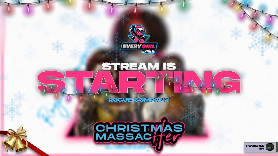 You waited long enough and we are   FINALLY here with the Christmas MassacHER 🎄😈🩸 Rogue Company All Women Tournament powered by <a href="/MilitiaLeague/">Militia Gaming League</a>  

Good Luck to All 5 Teams ‼️‼️
 
 🚨 Tune in now !! Let the Games Begin‼️😁👇

twitch.tv/everygirlgamerr