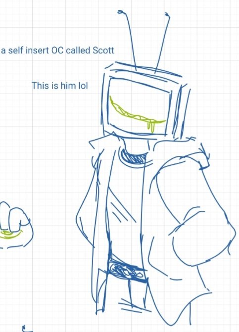 999NIST's tweet photo. Hi, meet my self-insert OC named Scott. He is gender, a biblically accurate angel, a murderer, the 7th incarnation of God, everything and nothing at once.

Jk

He only wants chaos and sex LMFAO

#art #doodles #oc https://t.co/otGVD4FEUH