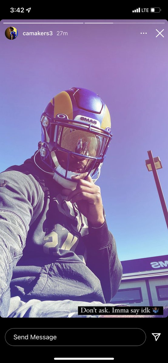 aaron_pomerantz's tweet photo. Cam Akers #LARams #CamTheRam @rotounderworld @jlarkytweets https://t.co/96ds8k3KMF