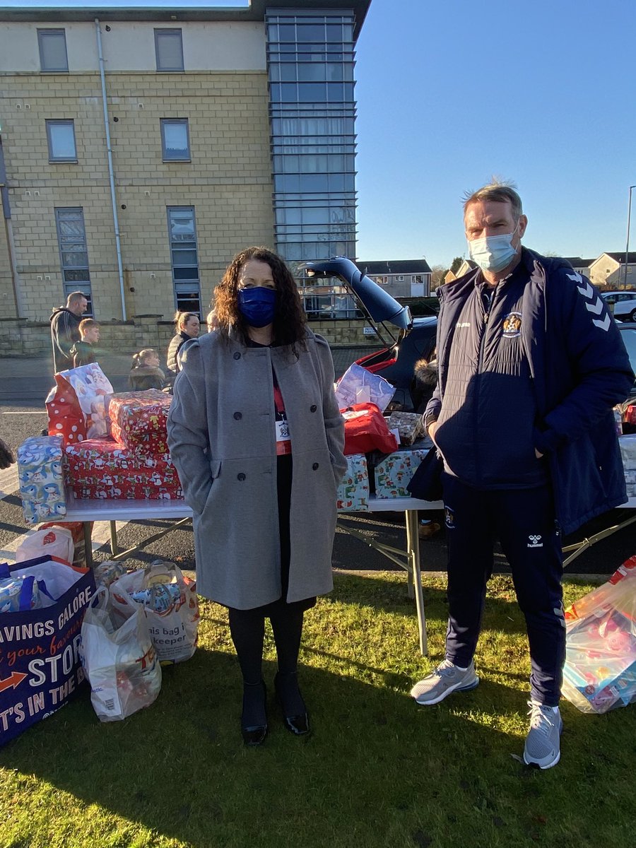KillieFCSLO's tweet photo. A massive thank you π to the @KilmarnockFC fans, players and staff who supported the @KFCSA1869 βBring a Giftβ appeal today. When the call for help goes out you always respond! ππ΅βͺοΈ @eachurcheshome2 #BringAGift https://t.co/K8q7eMdmCn