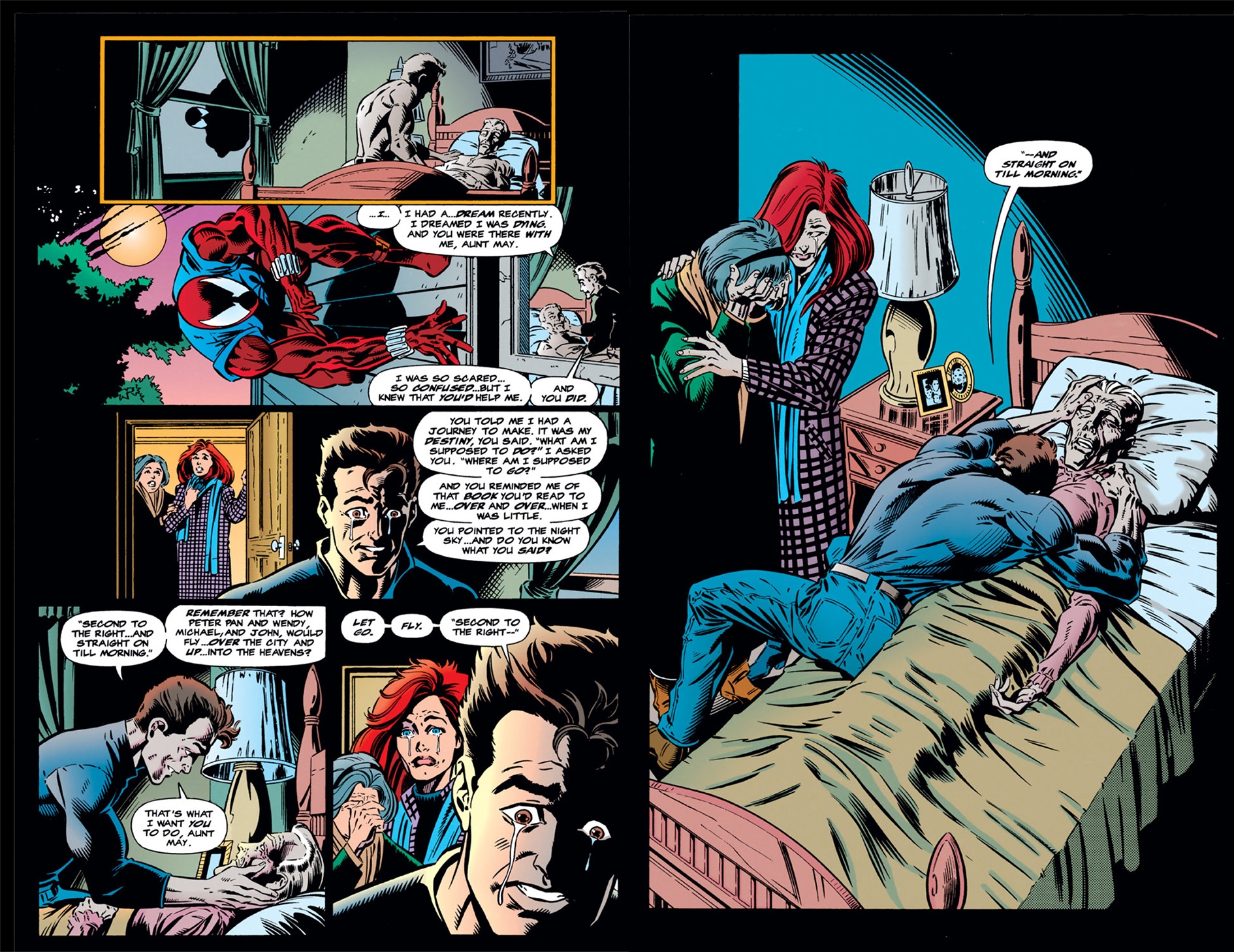 Spidey on Twitter: "The Death of Aunt May, delivered by J.M. DeMatteis  &amp; Mark Bagley! https://t.co/c1T4Uwmtqo" / Twitter