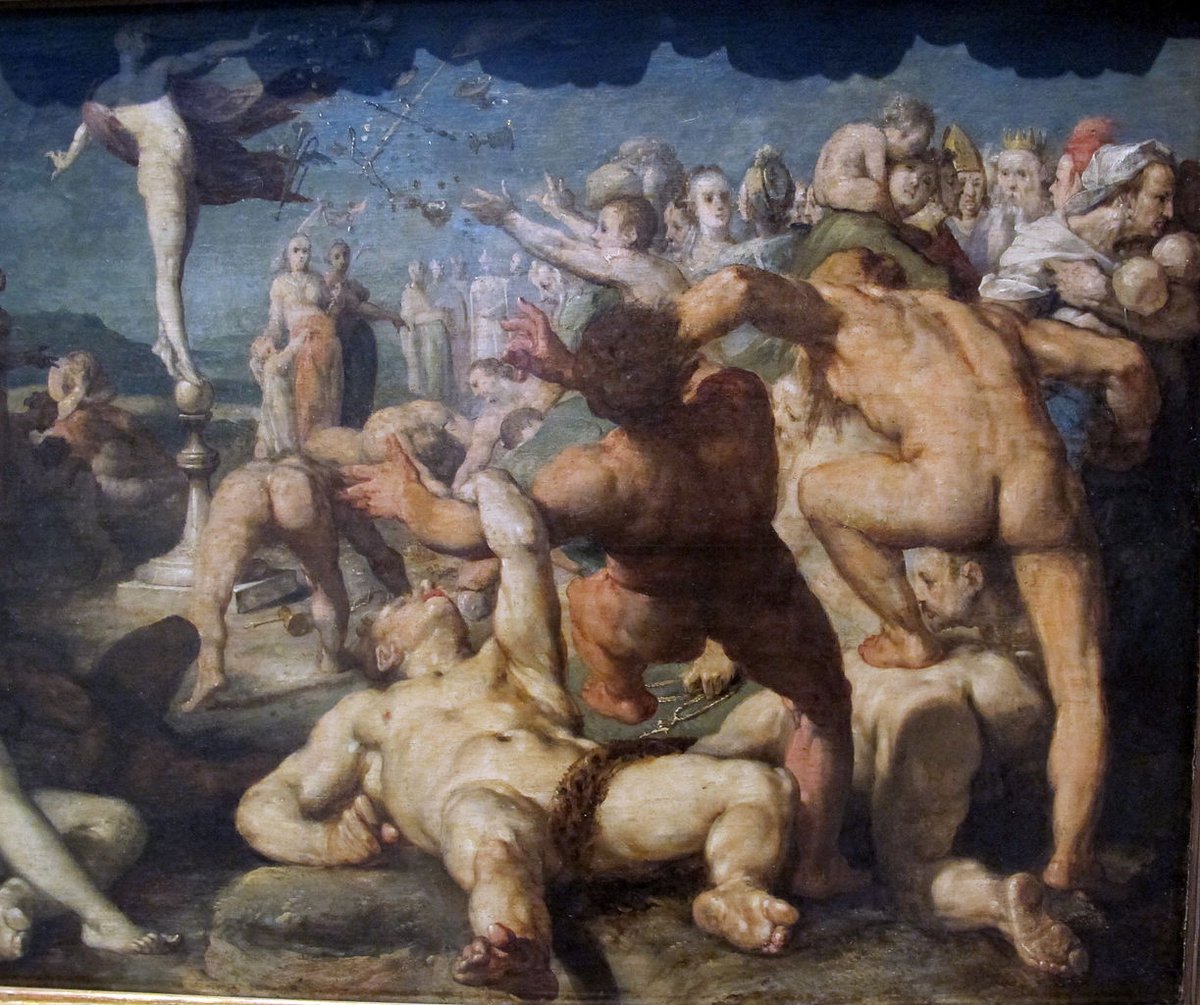 ZvenThe's tweet photo. I wonder if the Dutch painter Cornelis Cornelisz. van Haarlem (1562 - 1638) was an ancestor of the Dutch filmmaker Paul Verhoeven?
#Paintings #VanHaarlem #Art #NorthernMannerism https://t.co/N9pqzVqUF2