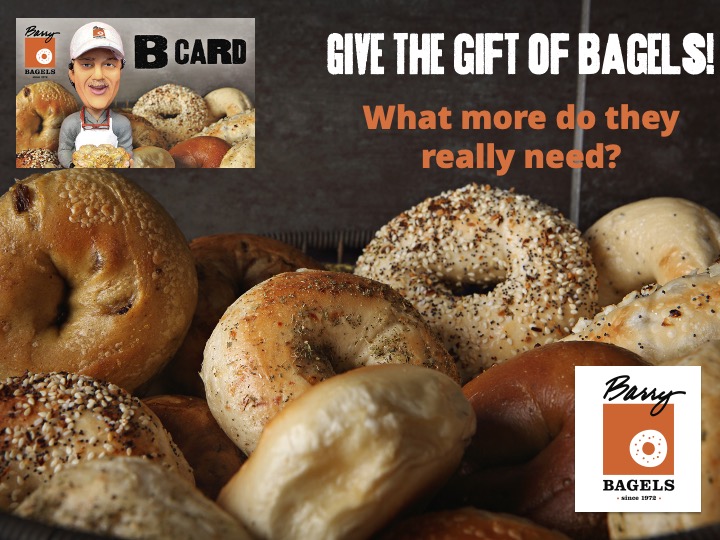 BarrysColumbus's tweet photo. Give the gift of bagels...nobody does bagels like Barry's! ❤ 🥯🥯🥯 https://t.co/szcXDpG0Mh