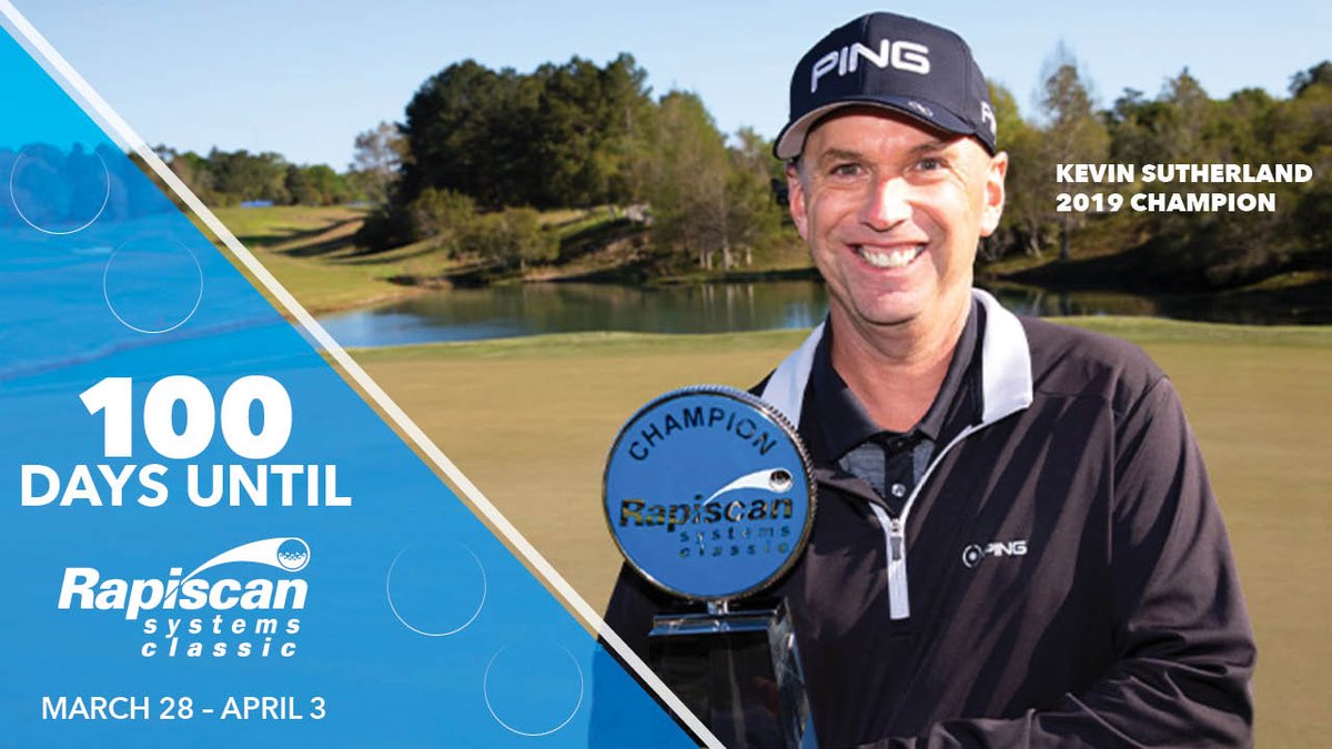 RapiscanClassic's tweet photo. Can you believe we're only 100 days away from #RSClassic tournament week?! RT if you're excited to see all your favorite @ChampionsTour players at Grand Bear! #MSGolfCoast #MSCoastLife https://t.co/0APosBI6Lz