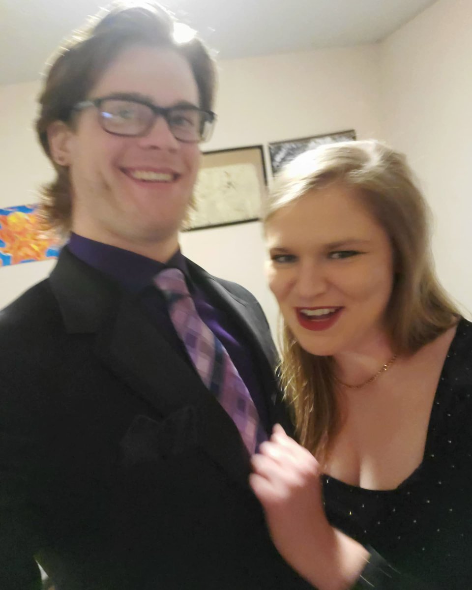 TheDeadMetaphor's tweet photo. We was fancy last night!
#FancyFriday https://t.co/NfjoSQqJou