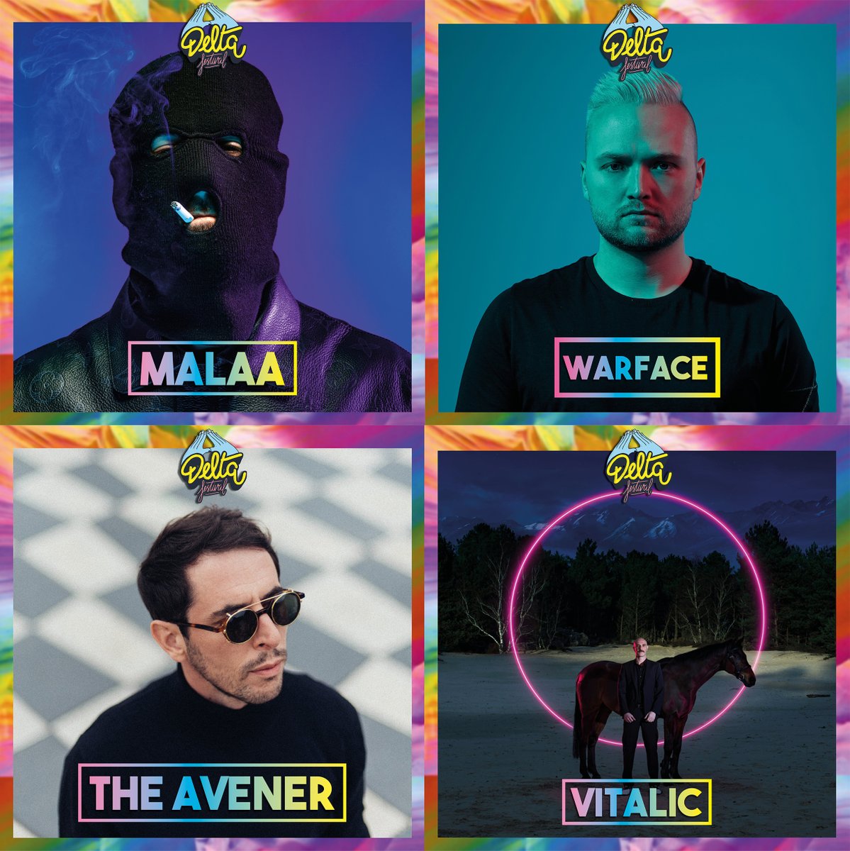 👉🏻 @malaamusic, @warfaceofficial, @theavenermusic et @vitalicofficial rejoignent @carl_cox, <a href="/deborahdeluca/">DEBORAH DE LUCA</a> &amp; <a href="/vinivicimusic/">Vini Vici</a> dans le line-up de l'édition 2022 du @festivaldelta à Marseille 🇫🇷 😍 ☀️ #DeltaFestival