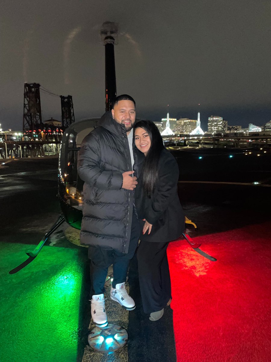 Tongan_Mami's tweet photo. Started the evening having a candle lit dinner &amp; helicopter ride over the city as His girlfriend and ended the night as His fiancé ❥ Lastnight was beautiful! I love to love you @KofeTonga https://t.co/ijoaGShD7i
