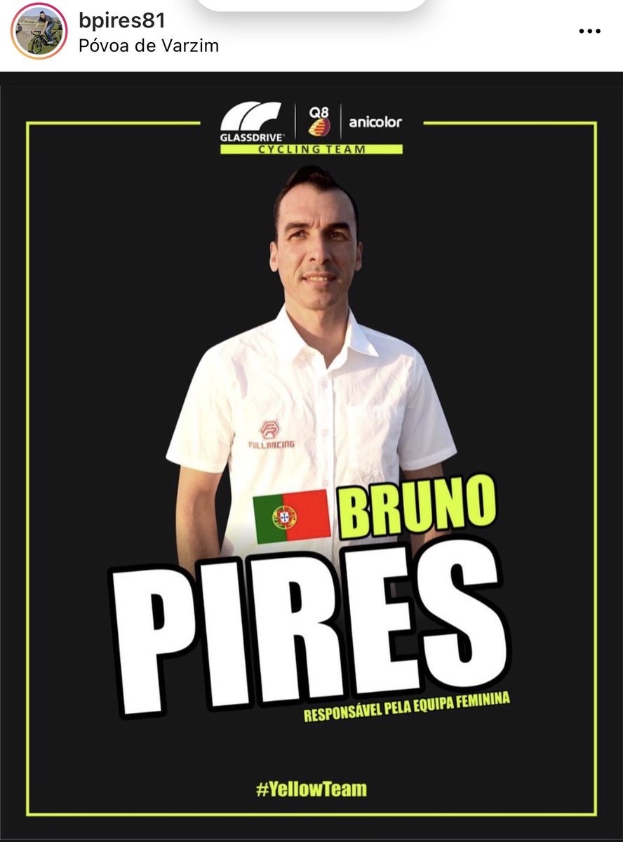 gmoreira_esp's tweet photo. Não podia estar melhor servida a @GlassdriveQ8! O @brunopires81 é o pro mais pro que conheci e está na linha da frente técnica/física/psicologicamente.
Boa sorte no ciclismo feminino!
Aproveito pra recuperar a peça relacionada que fiz recentemente.
https://t.co/enULAtcEwH https://t.co/UCEMO6liGw