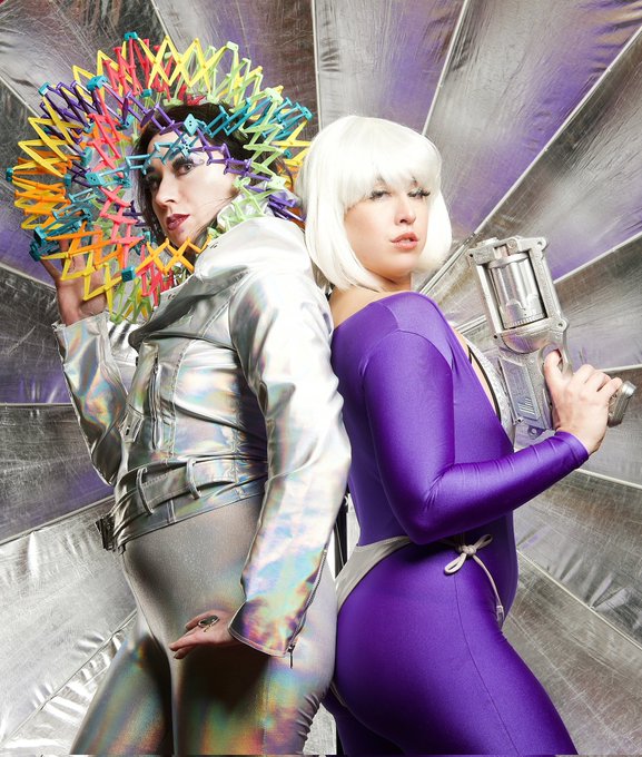 You don't fuck with babes from space unless you want a ray gun in the face 💥 pew pew  modeling alongside<a href="/tag/streamandshoot"class="tags"><span>#streamandshoot</span></a>