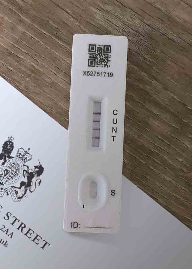 🚨BREAKING: Boris tests positive.