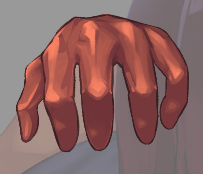 いやに手だけ力入れるな 