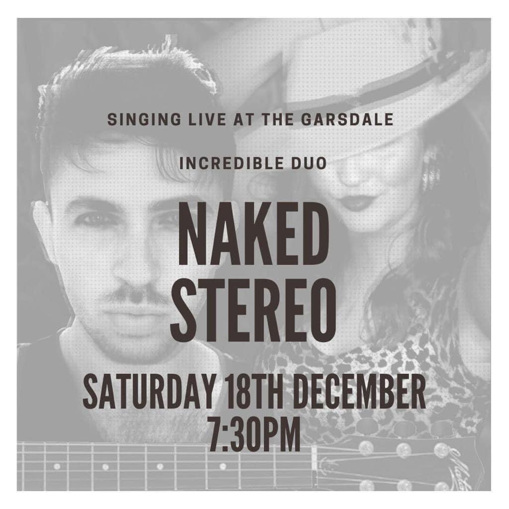 On from 7:30pm tonight…

Amazing duo Naked Stereo 🎶

#thegarsdale
#burypub
#localpub
#nakedstereo
#livemusic